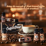 ARVIDSSON botellas en escena de cocina inspirada en cafetería evocando calidez