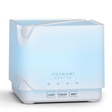 ASAKUKI vista frontal del difusor mostrando diseño y capacidad, mejora el ambiente