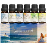 ASAKUKI kit de verano en caja frontal, presenta aromas estacionales