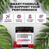 Ascanium etiqueta nutricional con formas de magnesio y transparencia de ingredientes