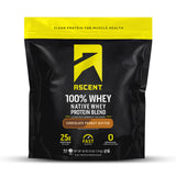 Ascent envase frontal del sabor chocolate peanut butter mostrando etiqueta clara y tamaño