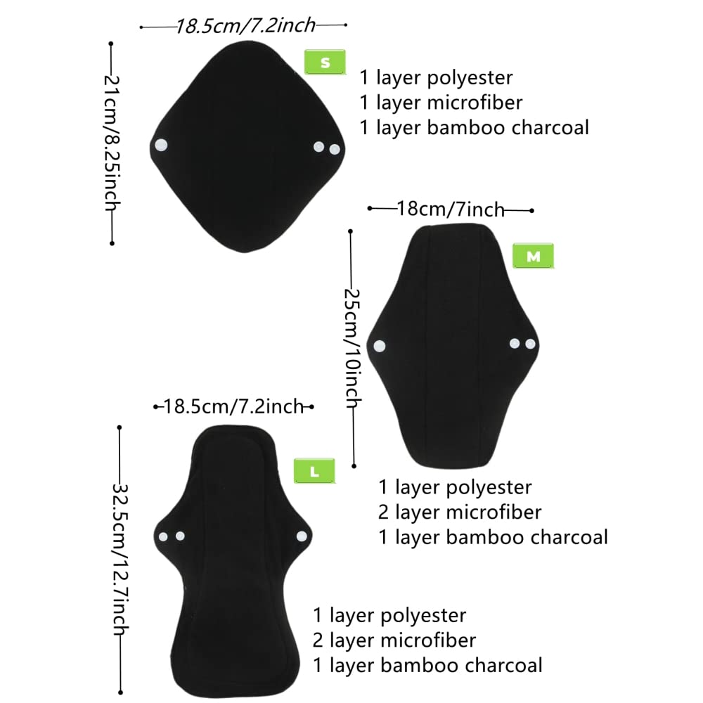 Asenappy bolsa húmeda impermeable para llevar compresas usadas de forma higiénica