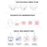 Asenappy compresa en ropa interior durante ejercicio mostrando su sujeción confiable