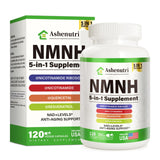 Ashenutri envase frontal del suplemento mostrando nombre y cantidad, transmite confianza