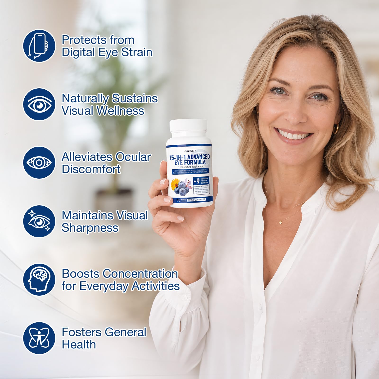 ASISTNETY etiqueta Neurobella con lista de nutrientes clave visible