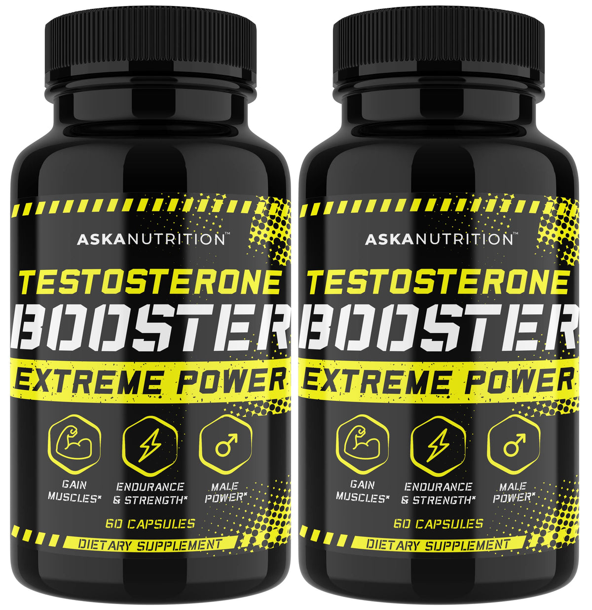 ASKA Nutrition empaque frontal mostrando botella y logotipo, transmite confianza