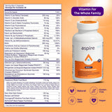 Aspire Nutrition primer plano de cápsula mostrando textura y pureza