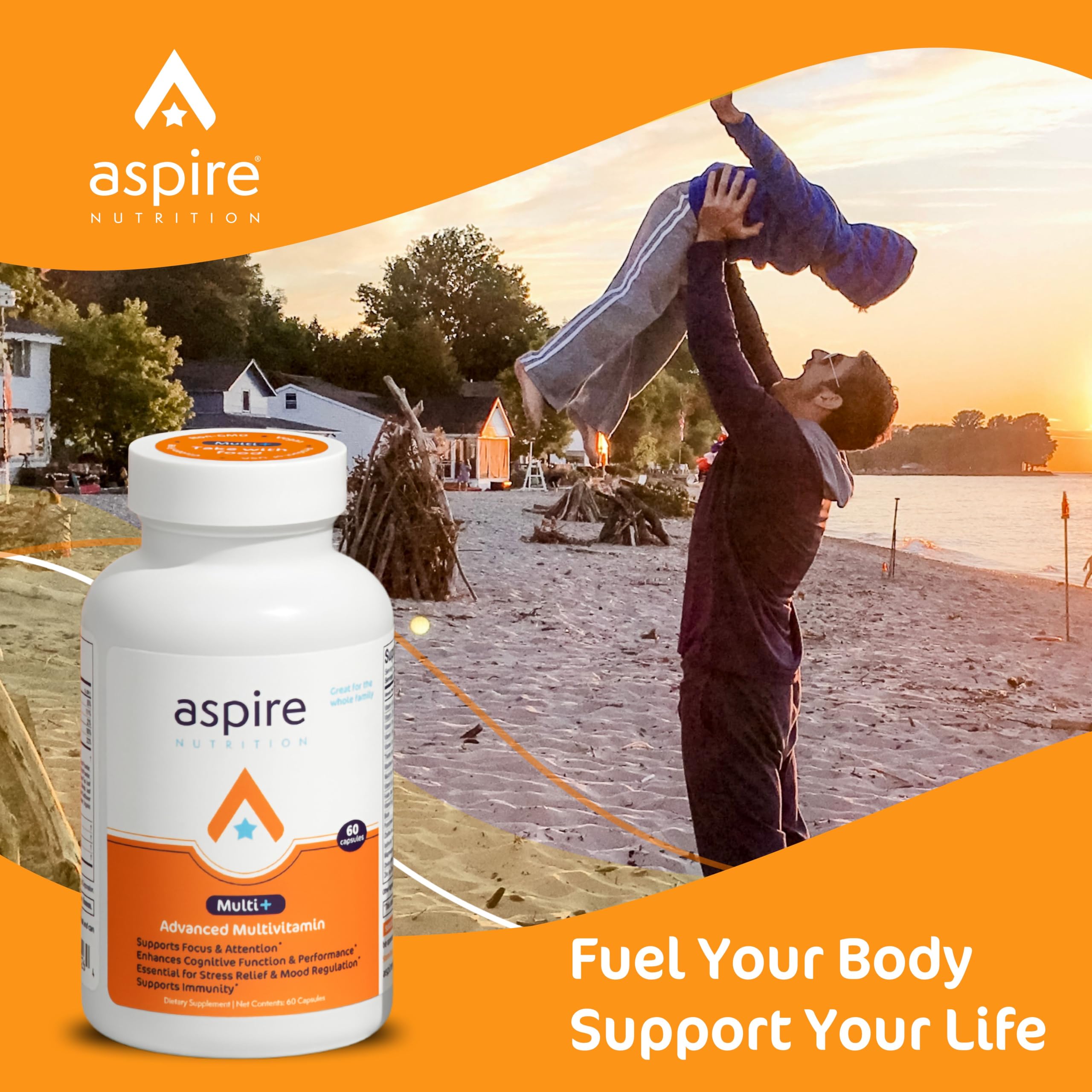 Aspire Nutrition producto junto a equipo deportivo como apoyo rendimiento