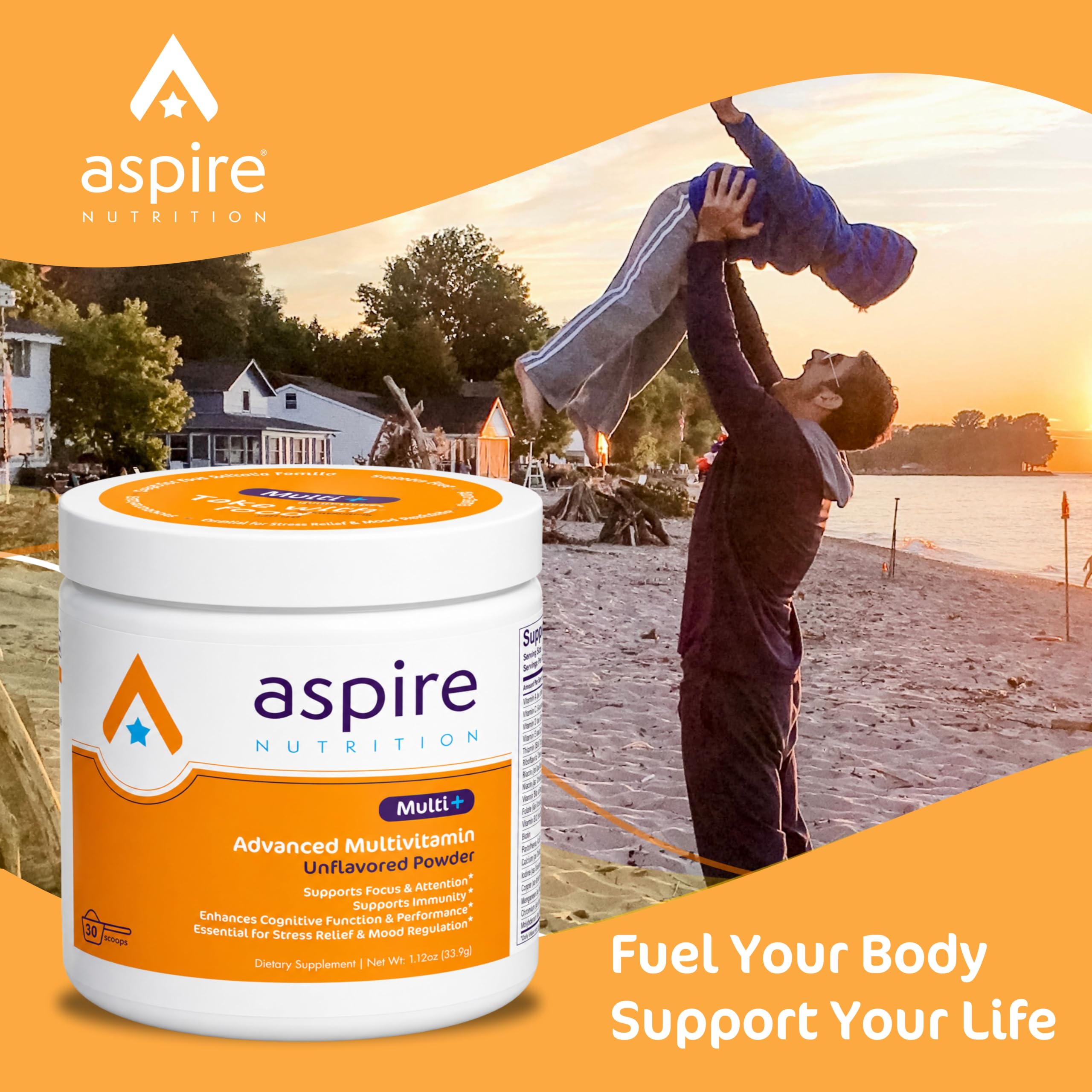 Aspire Multi+ escena familiar en cocina, uso cómodo para niños y adultos