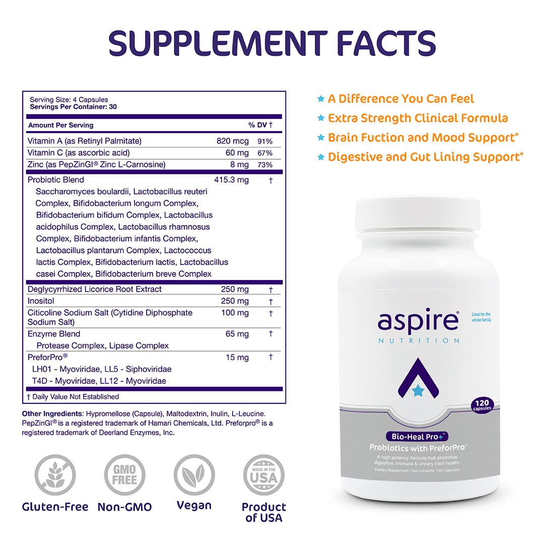 Aspire Nutrition primer plano de una cápsula resaltando la textura y facilidad de uso