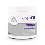 Aspire Nutrition envase frontal mostrando la marca y duración de 30 días, fácil identificación