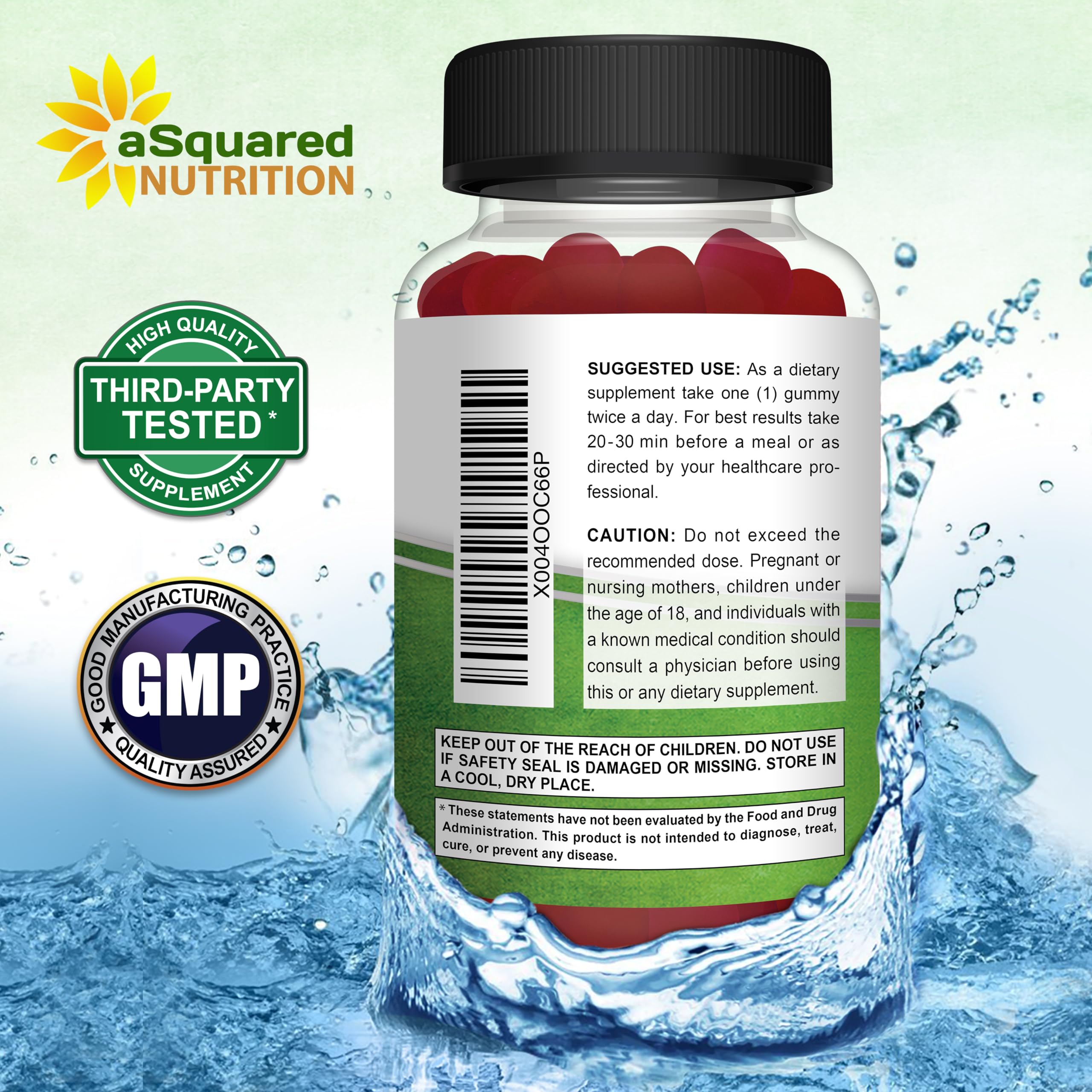 aSquared Nutrition gominolas en rutina matutina como alternativa cómoda