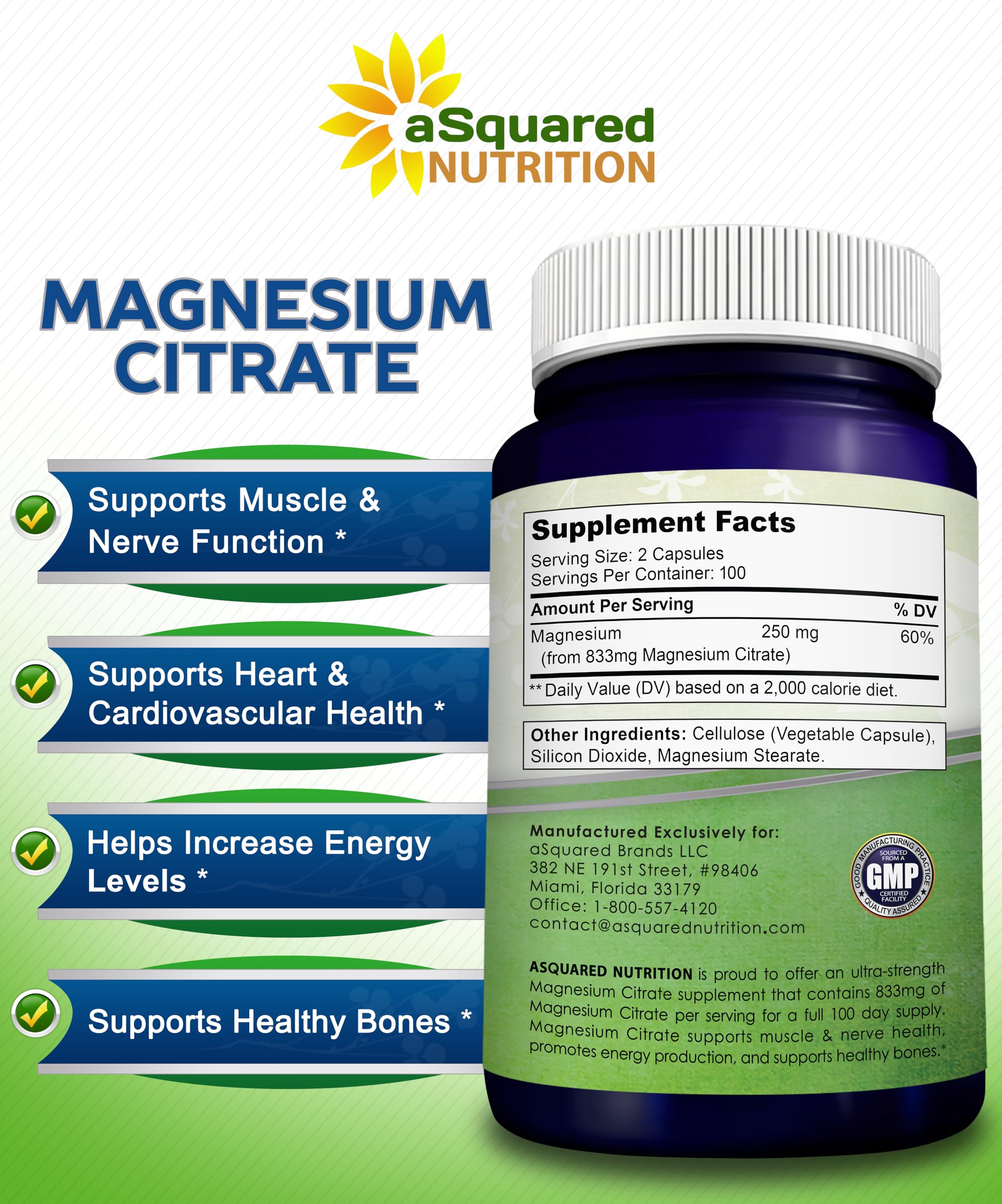aSquared Nutrition primer plano etiqueta nutricional, transparencia de ingredientes