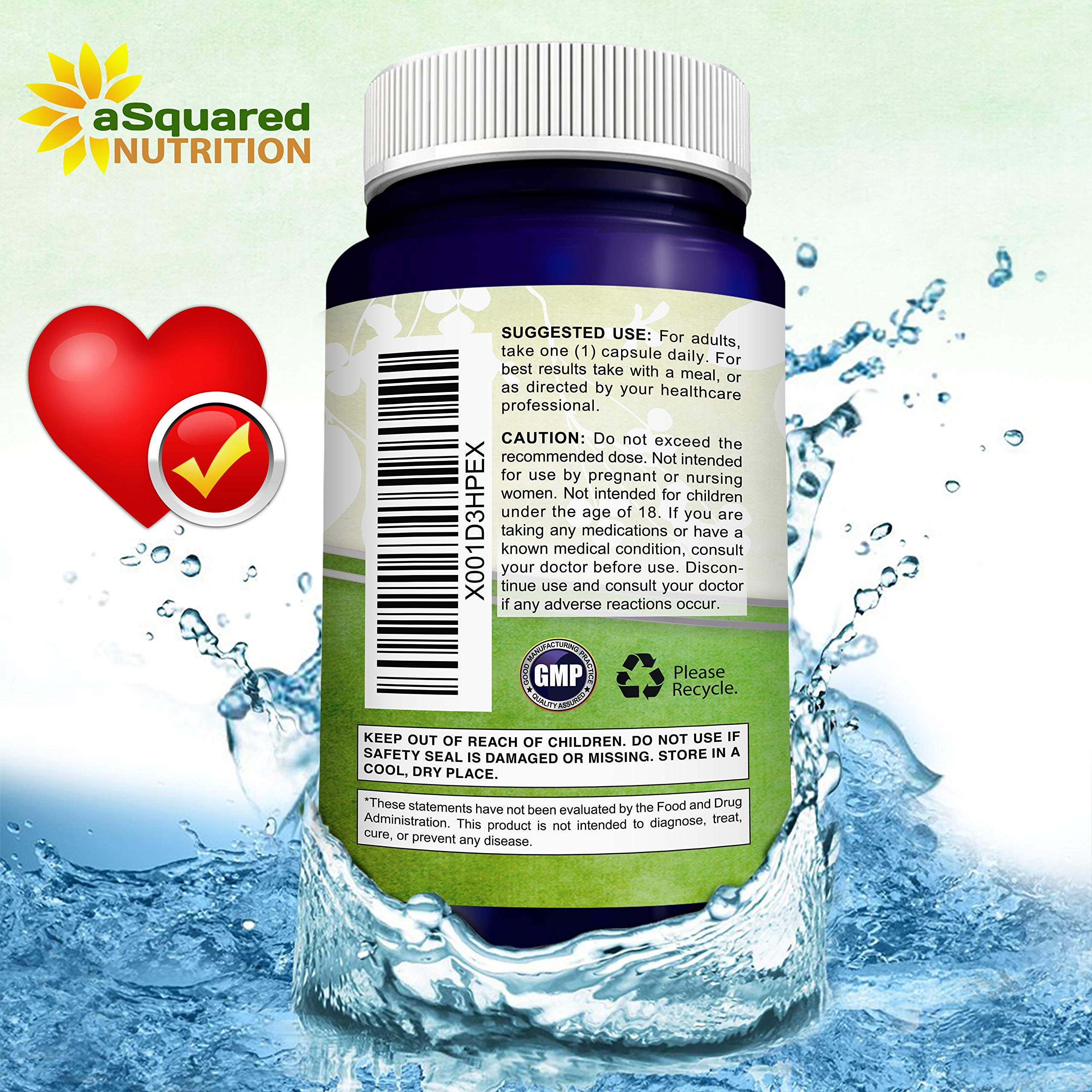 aSquared Nutrition apilamiento de cápsulas mostrando consistencia del producto