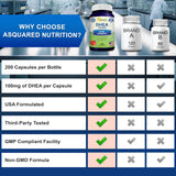 aSquared Nutrition bote abierto con cápsulas que muestra cantidad y consistencia