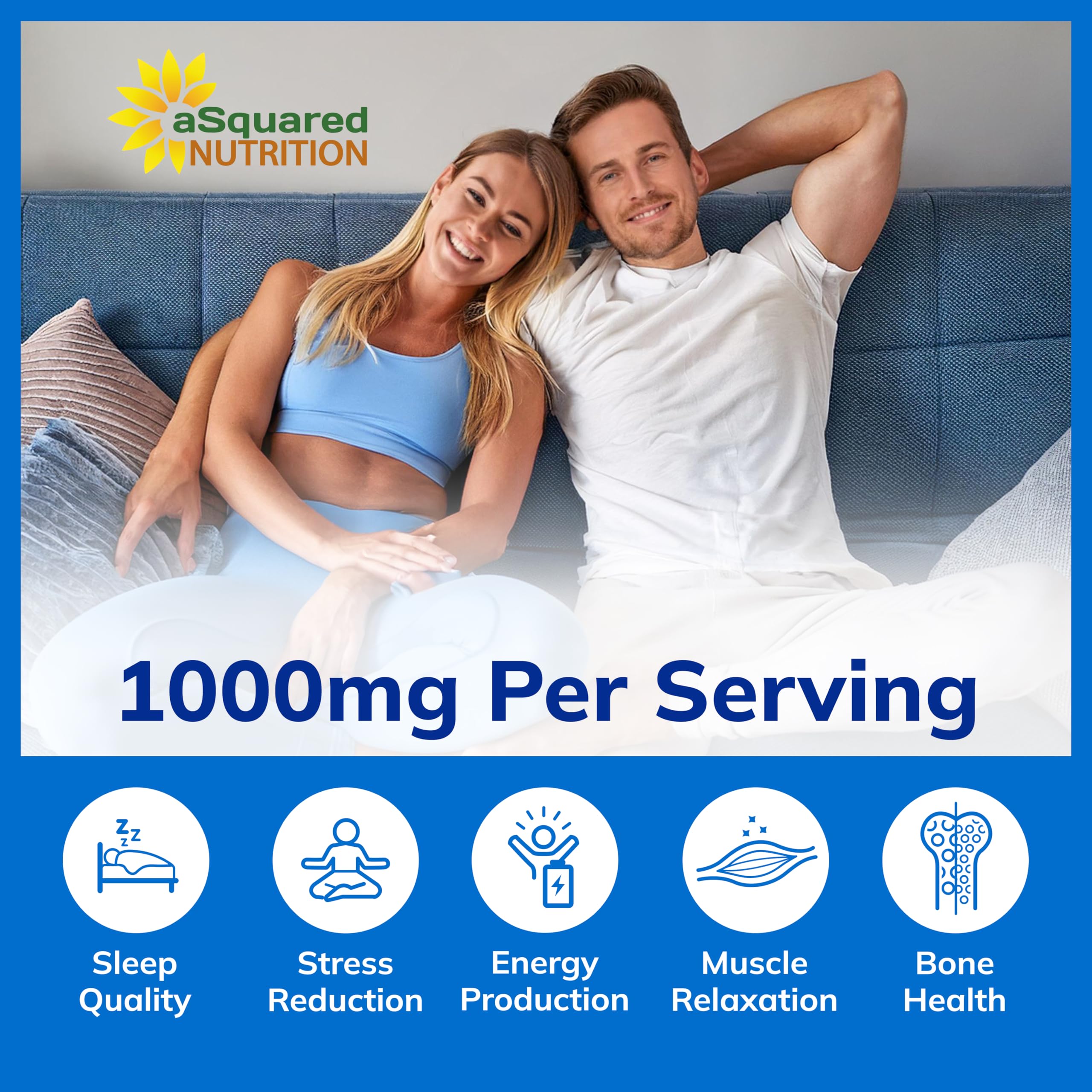 aSquared Nutrition frasco abierto con cápsulas dentro confianza en pureza