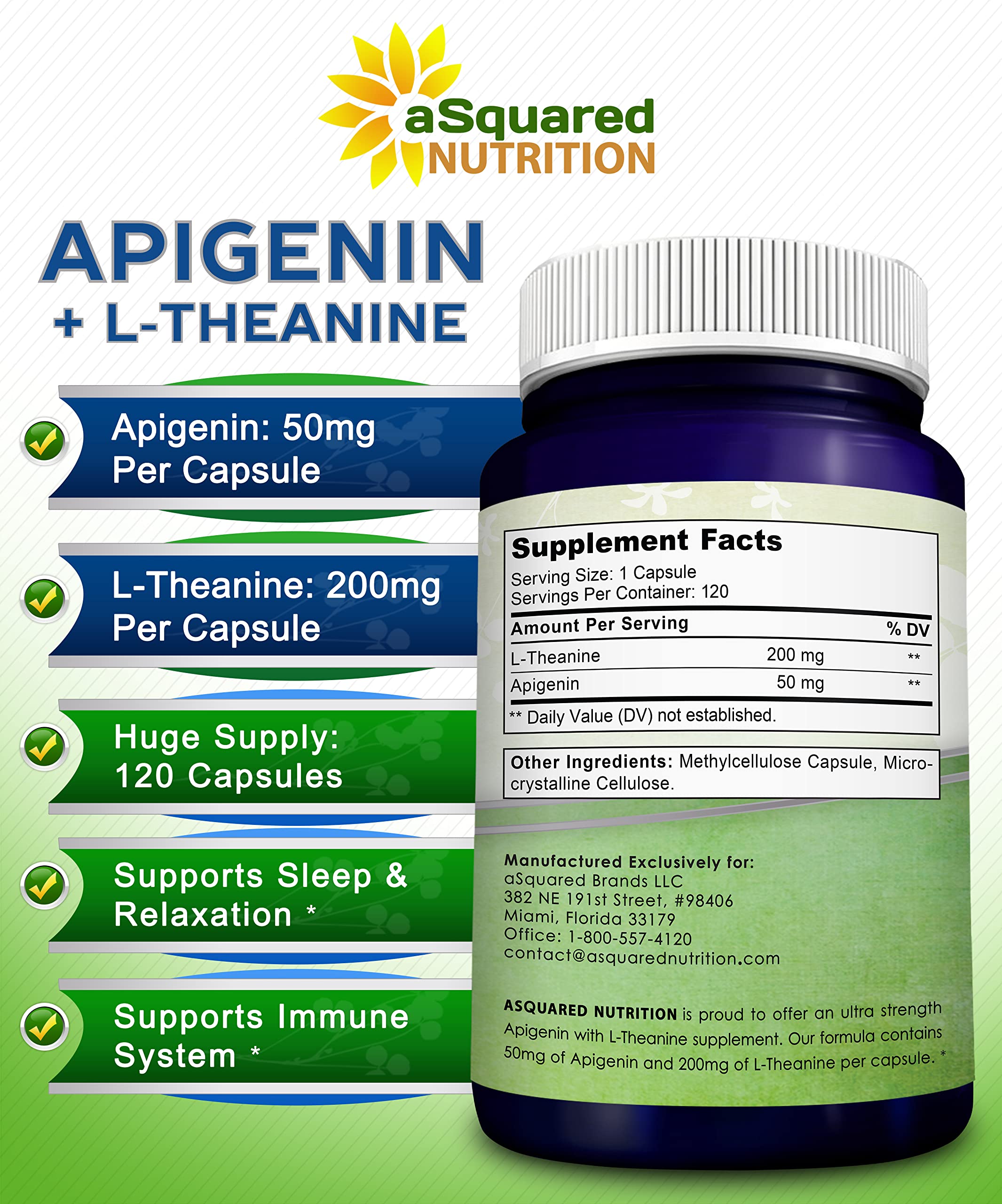 aSquared Nutrition cápsulas en mano para comparar tamaño y dosis
