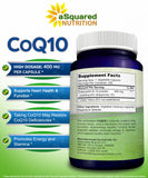aSquared Nutrition cápsula junto a una regla para comparar tamaño real