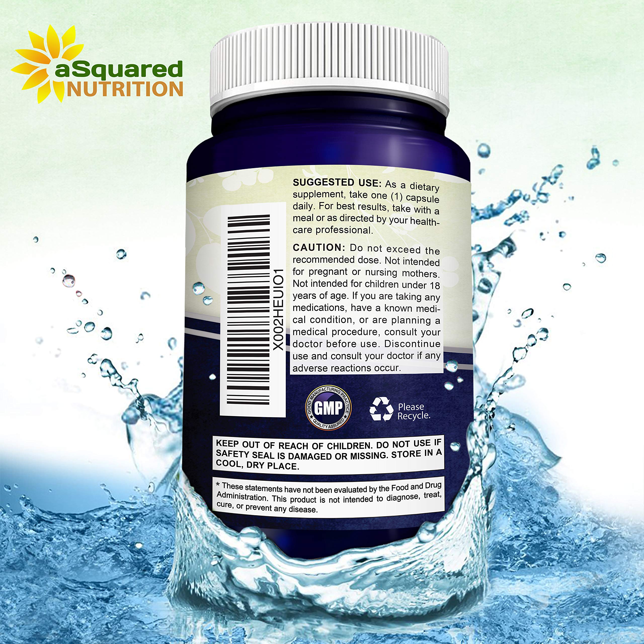 aSquared Nutrition persona tomando cápsula por la mañana para energía