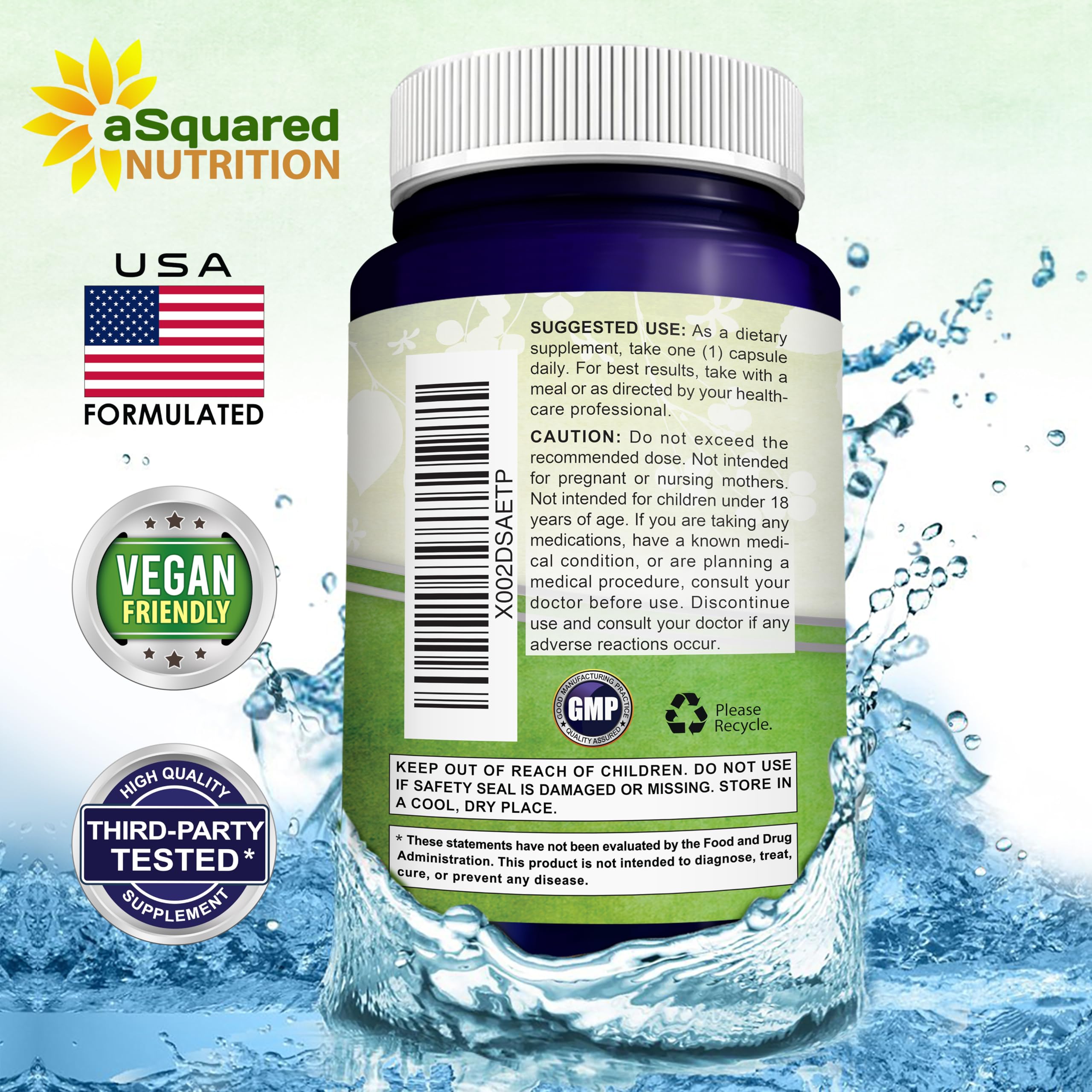 aSquared Nutrition producto en ambiente de vida sana sugiriendo apoyo celular