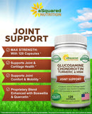 aSquared Nutrition etiqueta nutricional mostrando dosis y componentes clave
