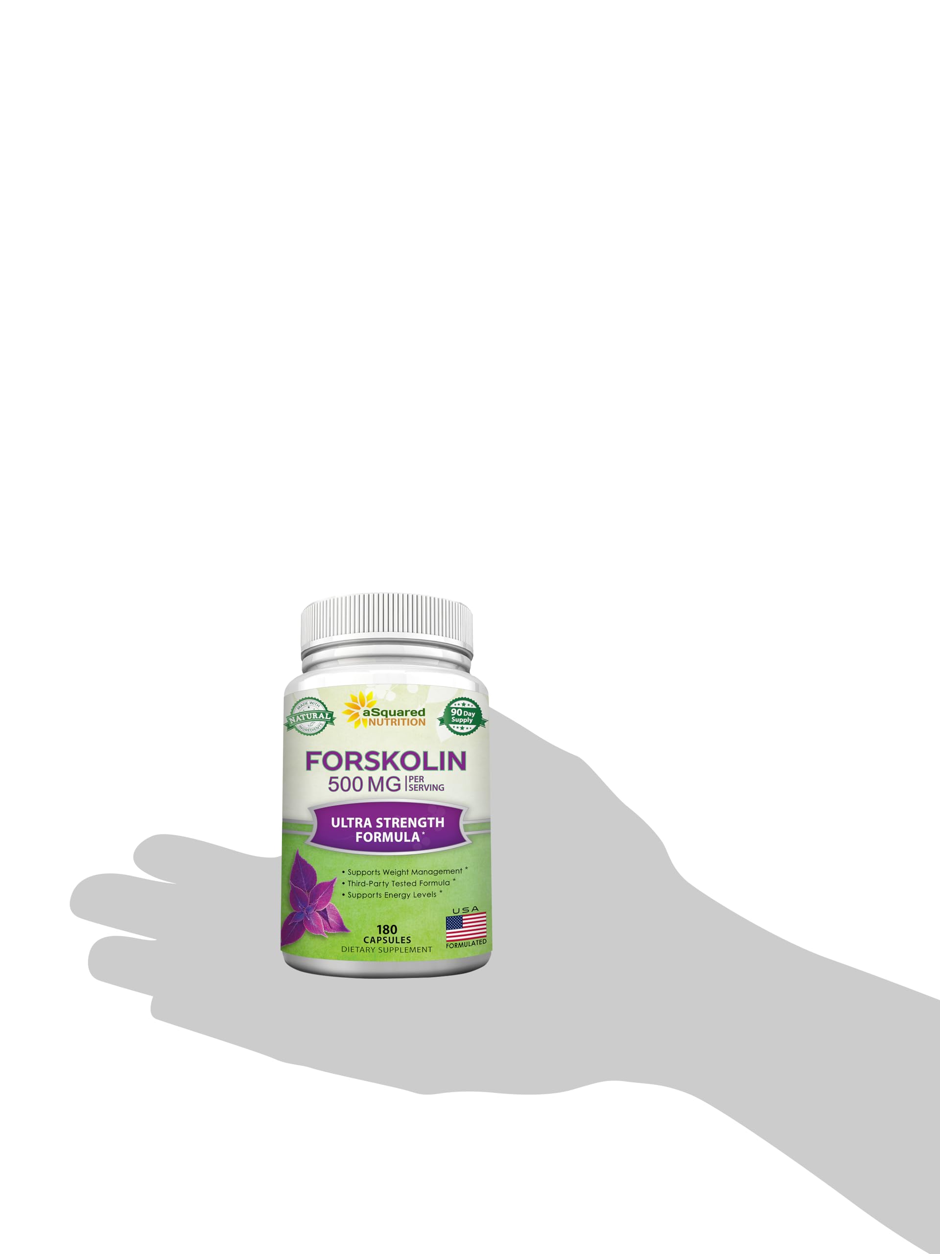 aSquared Nutrition etiqueta con ingredientes y sello GMP, tranquilidad sobre calidad