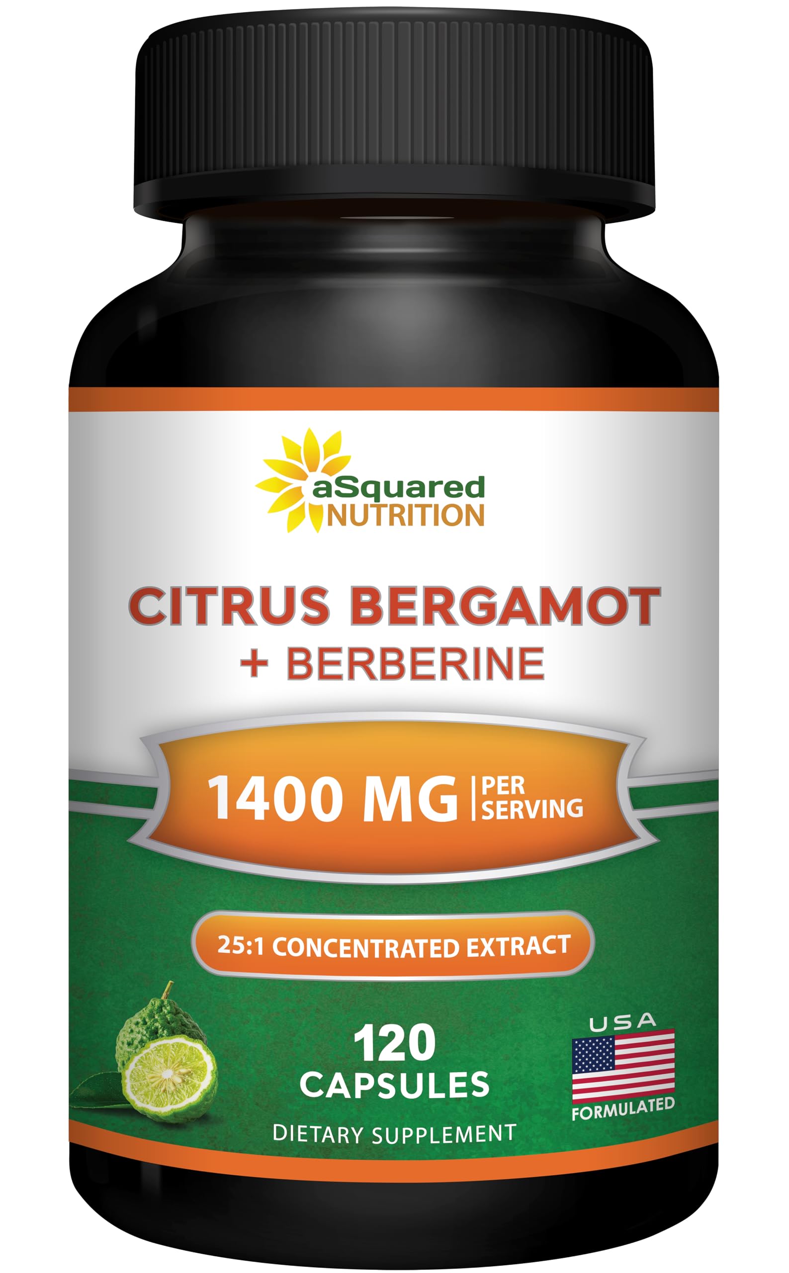 aSquared Nutrition frasco frontal mostrando etiqueta clara y contenido