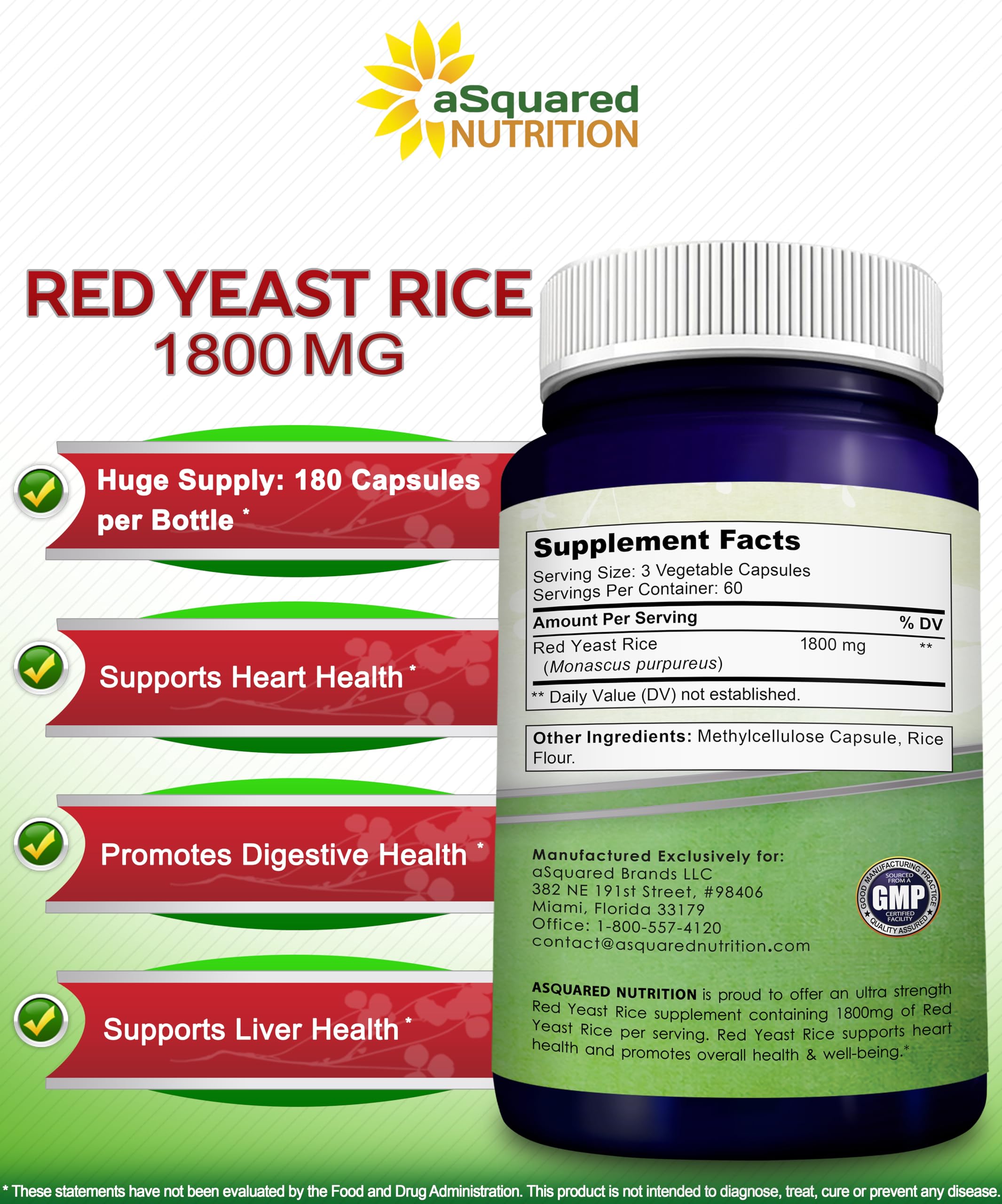aSquared Nutrition arroz fermentado Monascus purpureus como ingrediente tradicional y natural