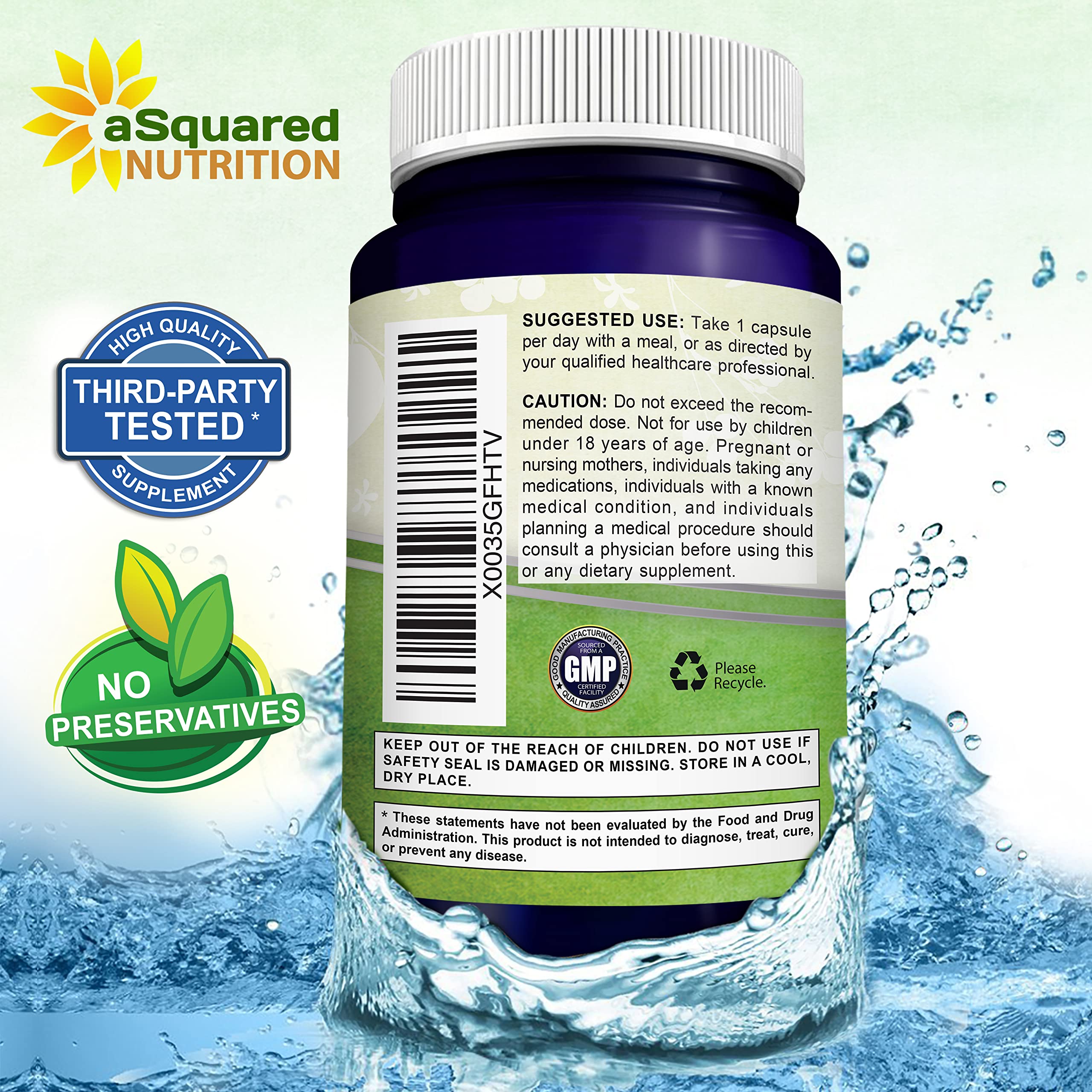 aSquared Nutrition ingredientes naturales como manzanilla en escena
