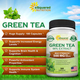 aSquared Nutrition polvo de té verde detalle que sugiere pureza