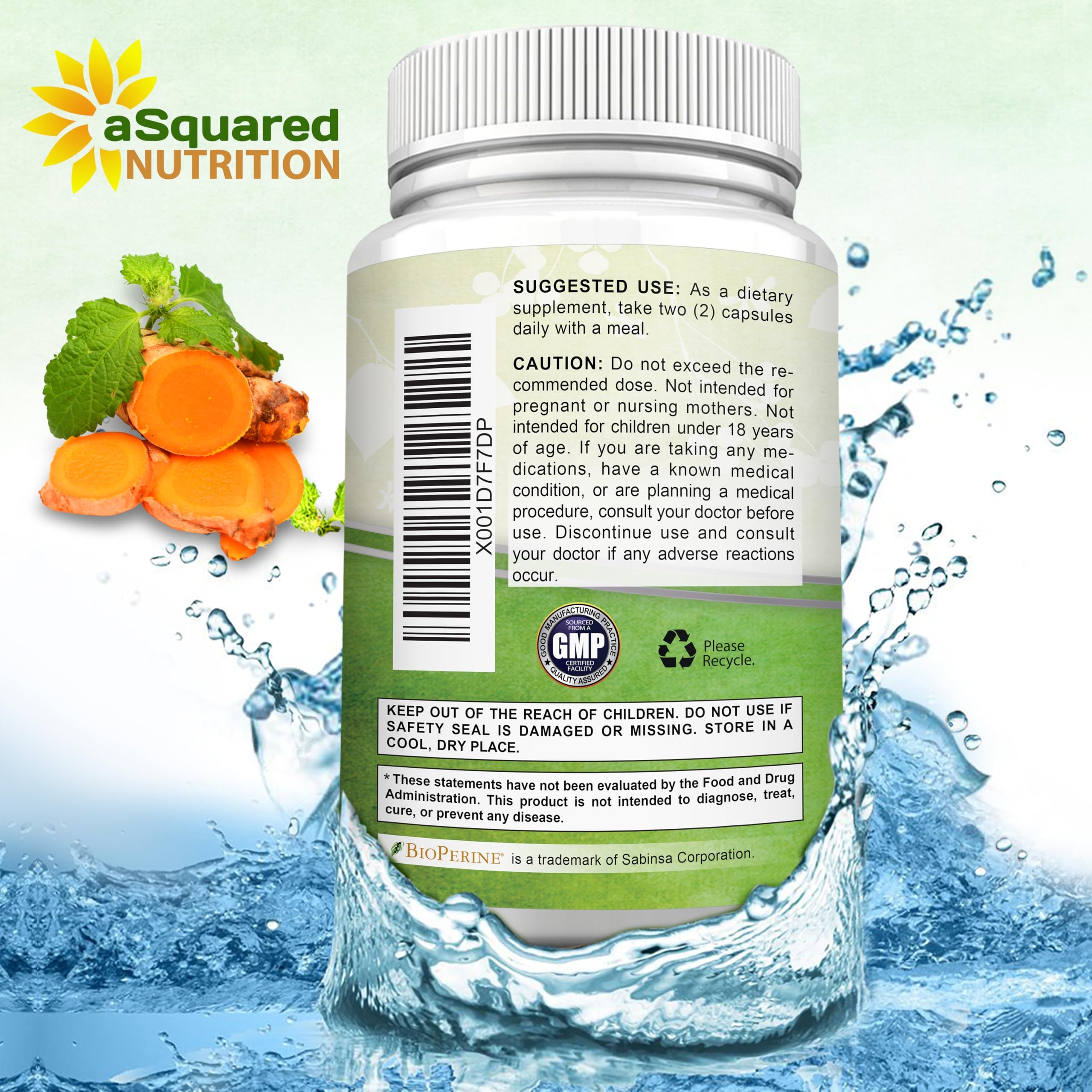 aSquared Nutrition línea de producción o control de calidad representando seguridad