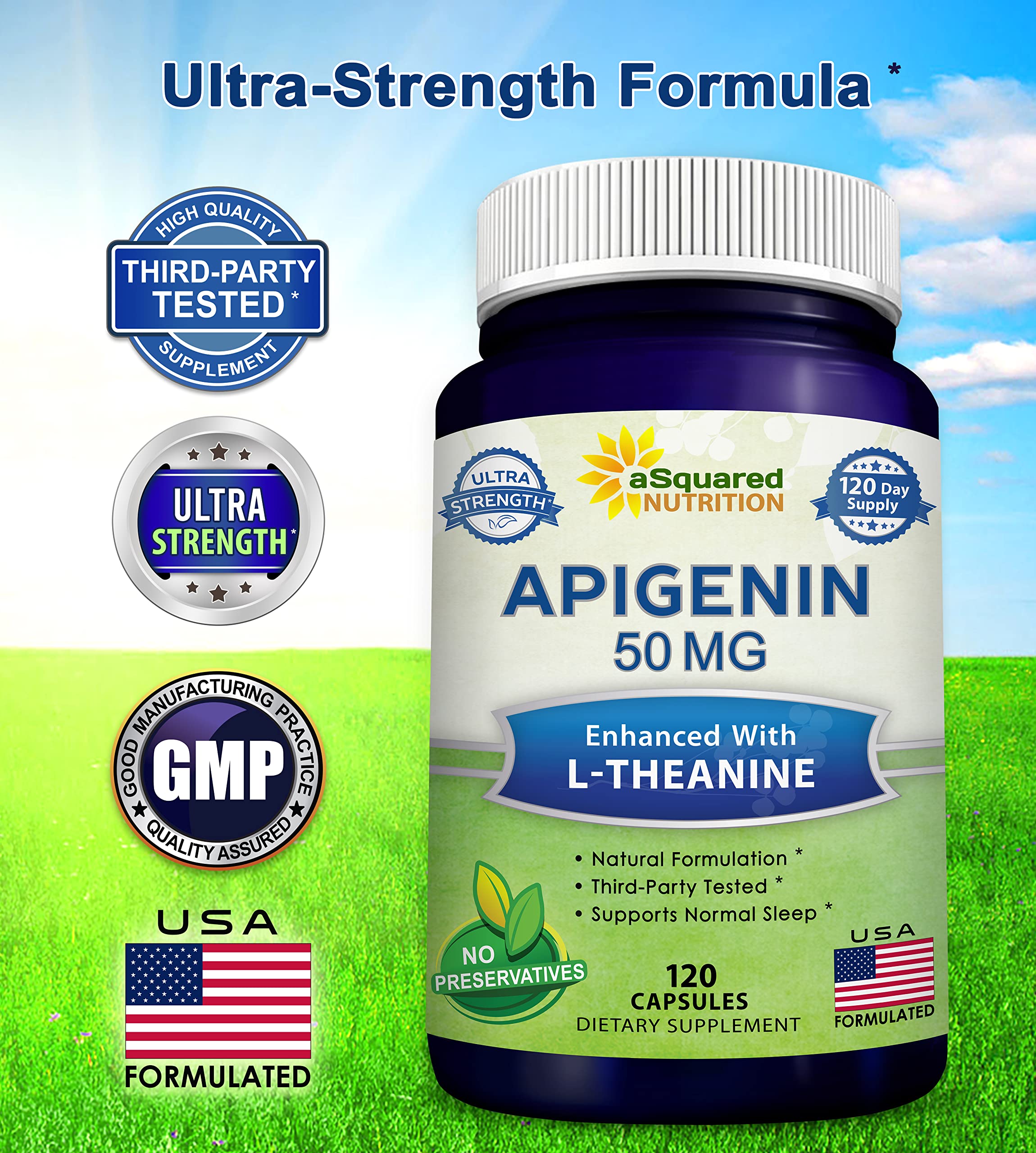 aSquared Nutrition envase junto a cama sugiriendo uso nocturno