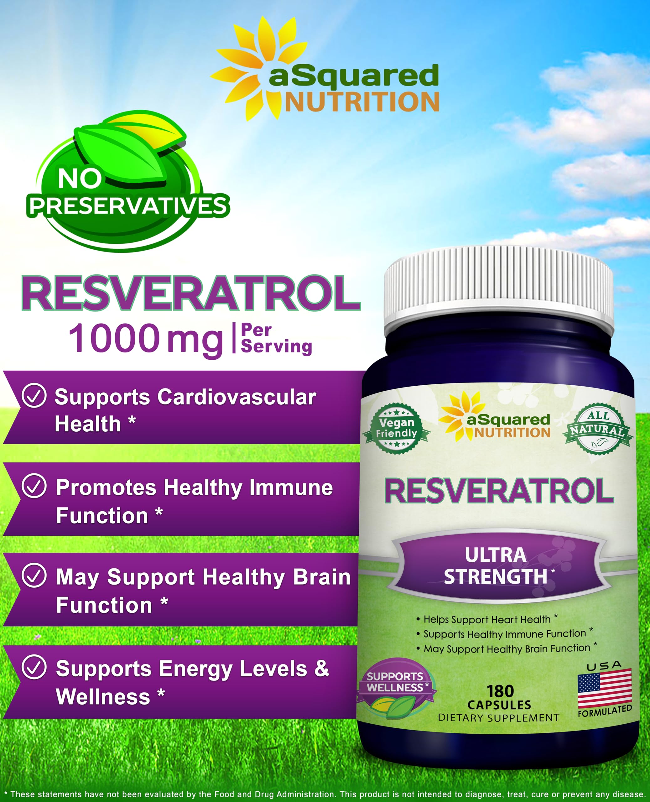 aSquared Nutrition polvo de resveratrol mostrando textura natural y pureza
