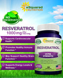 aSquared Nutrition polvo de resveratrol mostrando textura natural y pureza