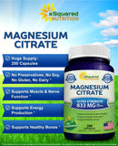 aSquared Nutrition cápsula abierta mostrando polvo, concentración por servicio
