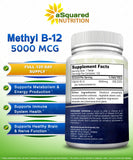 aSquared Nutrition etiqueta con ingredientes y declaración de GMP