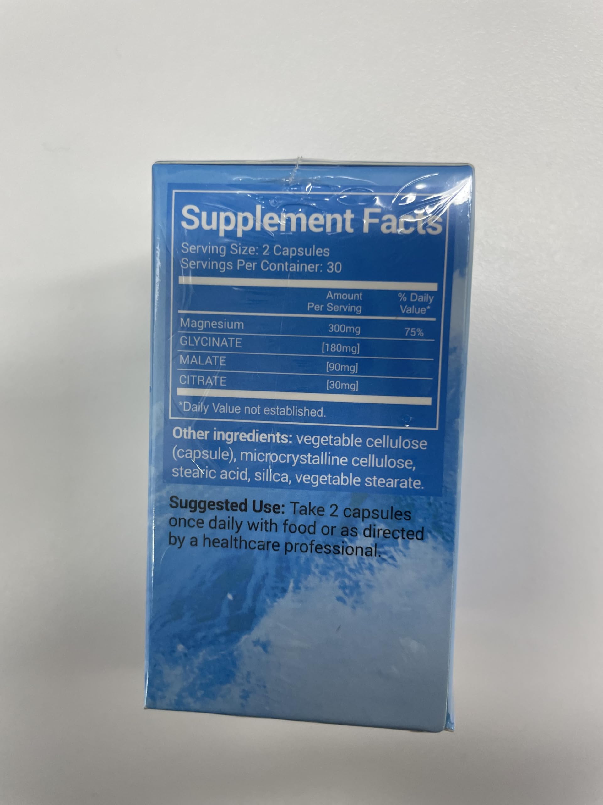 ASSR ingredientes: magnesio glicinato, malato y citrato para mayor biodisponibilidad