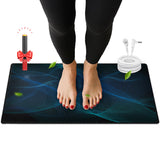 ATE Health alfombra frontal mostrando superficie conductiva y tamaño práctico