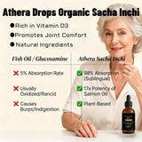 Athera Drops uso del gotero para añadir gotas a un batido, fácil dosificación
