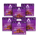 Atkins empaque frontal mostrando 6 cajas y diseño atractivo
