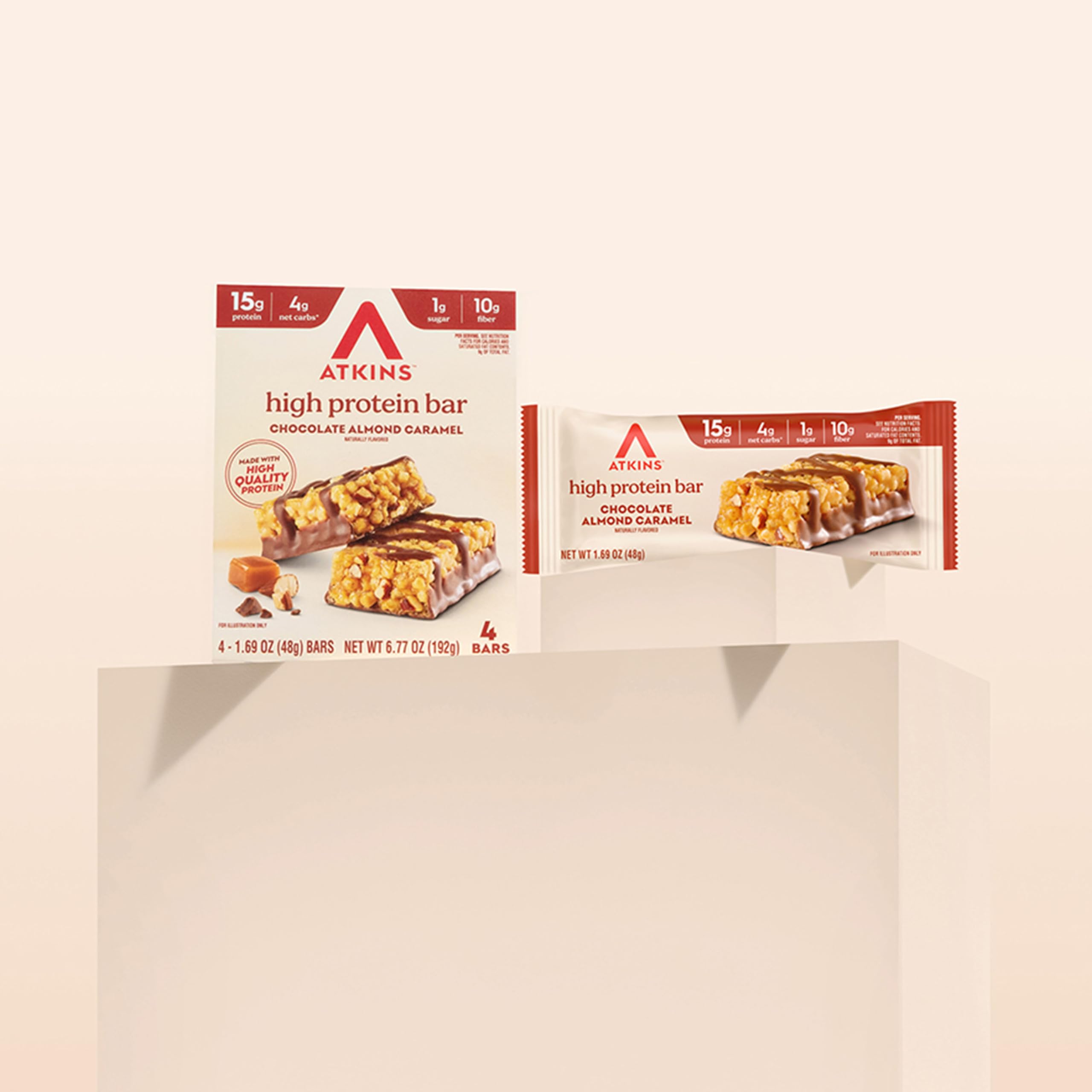 Atkins barra como snack en gimnasio para energía rápida y proteína