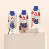 Atkins etiqueta nutricional en primer plano con información clara