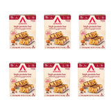 Atkins empaque frontal de Chocolate Almond Caramel mostrando beneficio práctico