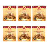 Atkins paquete frontal blueberry mostrando información clave y conveniencia