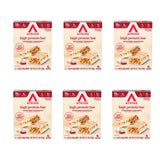Atkins frontal del empaque mostrando sabor strawberry shortcake y beneficio saciante