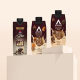 Atkins batido en entorno cotidiano para energía y control de antojos