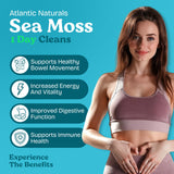 Atlantic Naturals detalle de la etiqueta con ingredientes y beneficios claros
