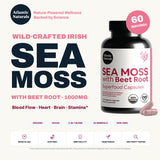 Atlantic Naturals polvo de sea moss texturizado evidencia origen natural