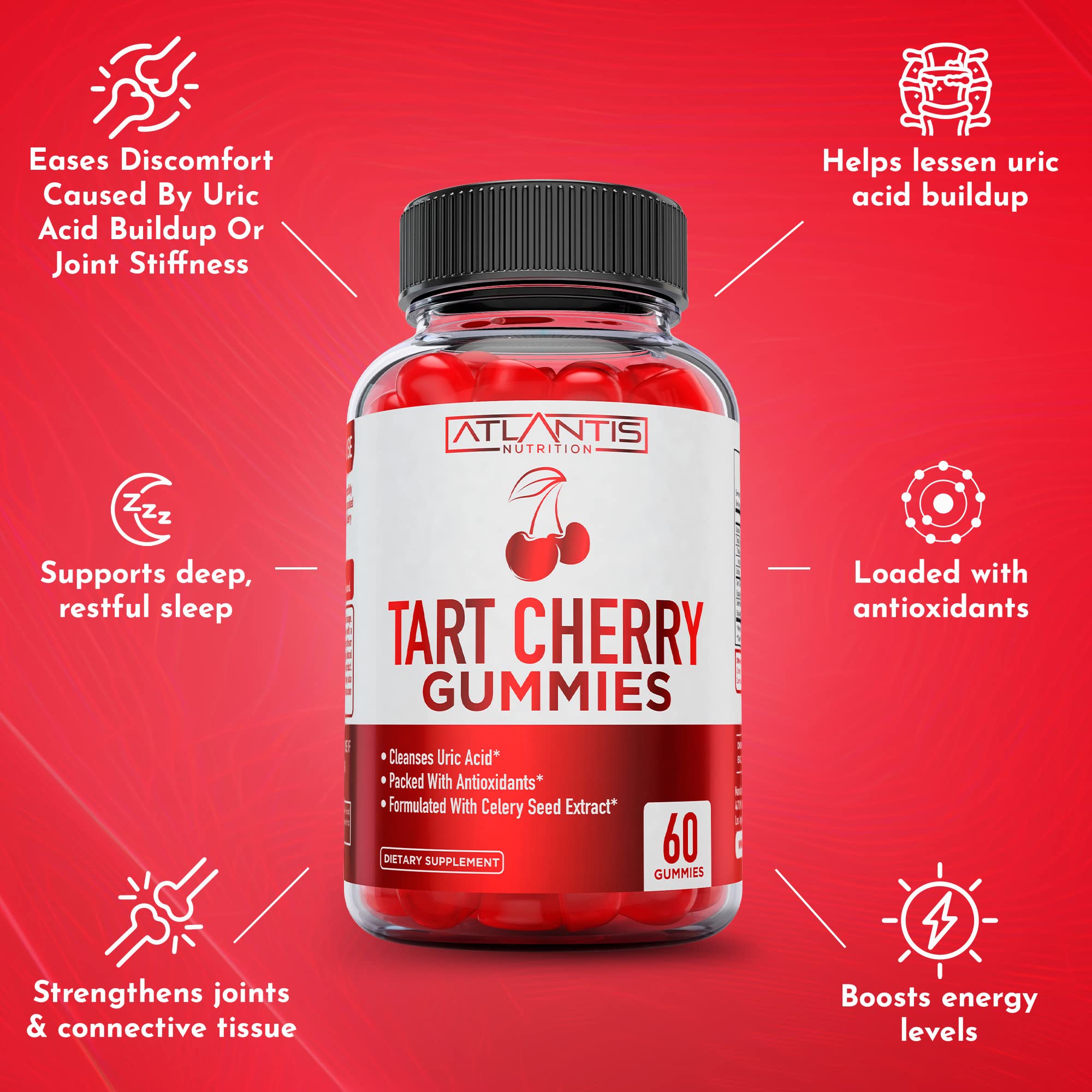 Atlantis Nutrition gominolas en mano para comparar tamaño y porción diaria