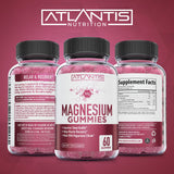 Atlantis Nutrition bote abierto con gomitas listas para tomar